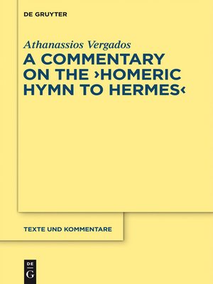cover image of The "Homeric Hymn to Hermes"